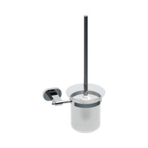 RAVAK Chrome CR 410.00 fali üveg WC kefe tartó, króm és matt üveg - WC kefe & tartó