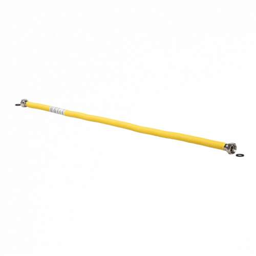 FixTrend 75-150 cm rugalmas gázcső, 1/2" - 3/4" BB, sárga, bordázott, gáz készülékekhez - Gázcső
