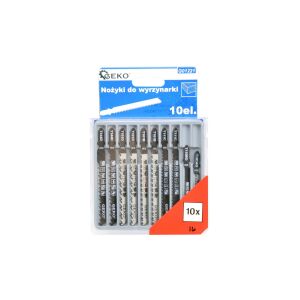 10-blade set for electric saw, GEKO G01221 131330151 - Tool accessories