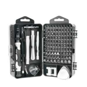 115 Piece Precision Magnetic Screwdriver Bit Set for Electronics, Repair Kit with Case - Tool Set