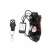 Car light bar wiring kit with remote control, relay, and switch