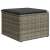 vidaXL 11 részes szürke polyrattan kerti ülőgarnitúra párnákkal 97149550