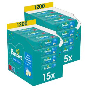 Pampers Fresh Clean șervețele umede 2x1200pcs