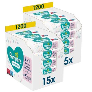 Pampers Sensitive Wipes 2x1200pcs 122824160