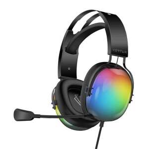 Vertus Sirius 7.1 RGB Gamer Fejhallgató 50mm Meghajtókkal, Fekete - Vertux