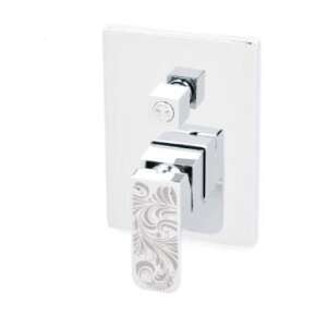 AZALIA FALSÍK ALATTI ZUHANY CSAPTELEP VÁLTÓVAL, KRÓM (BDA_044P) Chrom-Duschmischer mit Umsteller - Wasserhahn