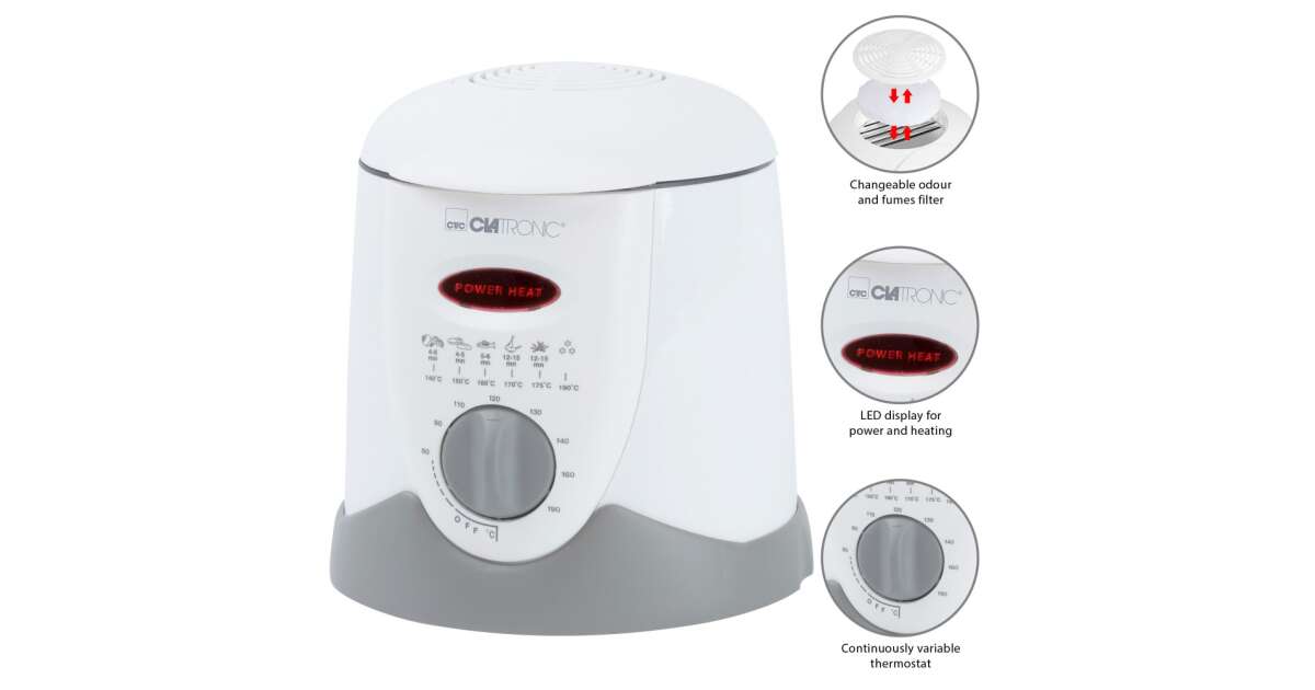 Clatronic Four Et Friteuse Sans Huile 4 En1 Multifonction Fr 3747 - El Hamiz Online Clatronic Four Et Friteuse Sans Huile 4 En1 Multifonction Fr 3747 - El Hamiz Online