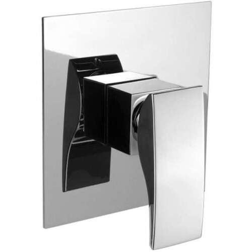 MINIMAL FALSÍK ALATTI ZUHANY CSAPTELEP VÁLTÓ NÉLKÜL, KRÓM (BQM_044L) chrome shower faucet, wall mounted, single lever, without diverter