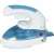 Clatronic DB 3108 B travel iron, white and blue, 800W