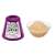 Clatronic ME 3604 electric food processor, purple grater attachment, grated parmesan cheese