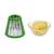 Clatronic ME 3604 electric food processor, green grater attachment, grated cheese