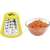 Clatronic ME 3604 electric food processor, yellow grater attachment, grated carrots
