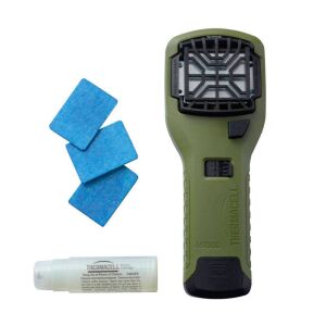 Urządzenie odstraszające komary ThermaCell MR-300, oliwkowozielone, z wkładem paliwowym i matami odstraszającymi - Urządzenie odstraszające owady