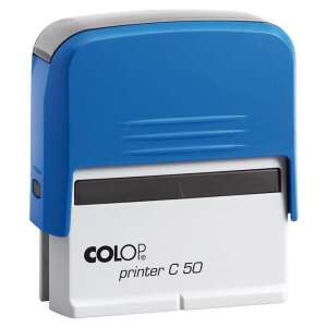 Bélyegző C50 Printer Colop kék ház/fekete párna 94108740 