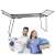 Massido expandable metal clothes drying rack, black, 260x60cm, with people holding laundry baskets