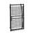 Massido expandable metal clothes drying rack, black, 260x60cm, folded