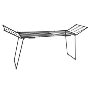 Massido Lydia uscător de rufe extensibil din metal 260x60cm - Negru