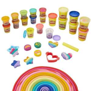 Play-Doh gyurmakészlet 21 tégely színes gyurmával, szívecske és csillag formával
