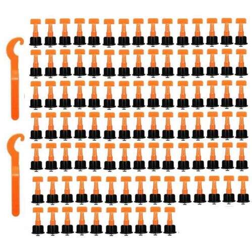 Set de nivelare a plăcilor reutilizabile din 100 de piese