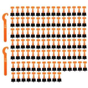 Set de nivelare a plăcilor reutilizabile din 100 de piese