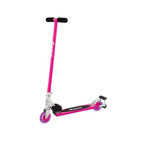 Razor S Spark Sport Gyerek Roller - Rózsaszín/Fekete - LED Fényekkel