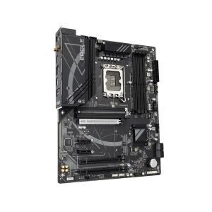 Gigabyte Z790 Eagle AX Motherboard, 3/4-Ansicht - Grundplatten