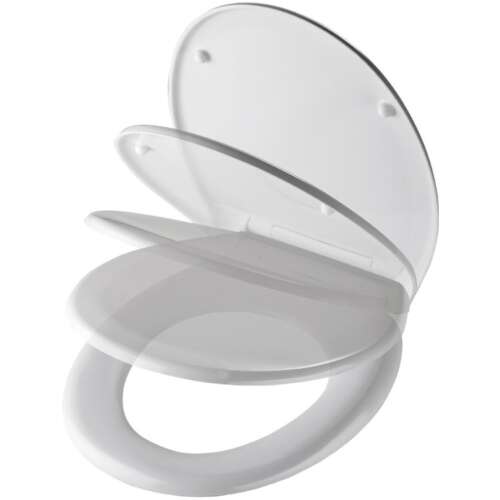 Easy Click duroplaszt WC ülőke lassan záródó fedéllel #fehér