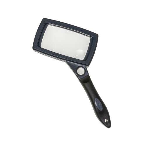 Ručné zväčšovacie sklo s 2x, 6x a 10x zväčšením, 85x50mm