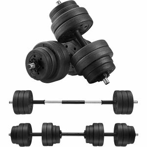 Songmics Súlyzókészlet - 30 kg - Állítható - Fekete