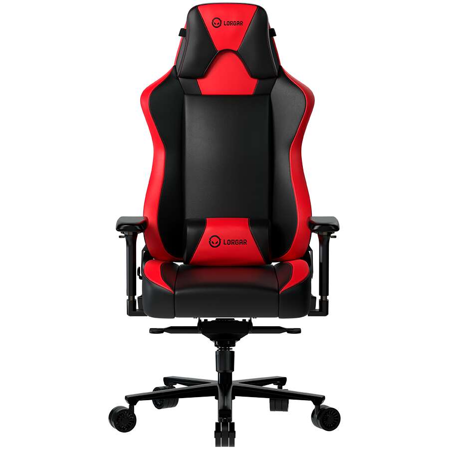 Lorgar base 311 gamer szék - fekete/piros