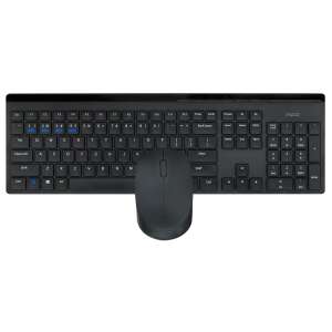 Set tastatură și mouse wireless Rapoo 8110M, negru, layout US - Tastaturi