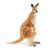 Schleich Wild Life Kangaroo with Joey Figure