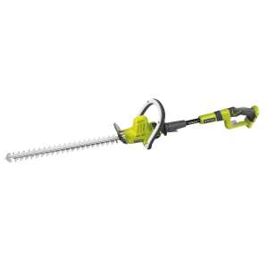 Ножици за жив плет Ryobi OHT1850X, безжични, 18V, нож 50 cm, разстояние между зъбите 16 mm, регулируема глава в 4 позиции, въртяща се основна дръжка, инструмент за подрязване на жив плет - Градина
