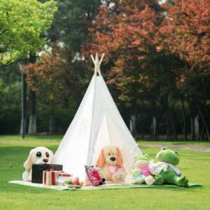 Timeless Tools Namiot indyjski dla dzieci, w kilku kolorach-biały