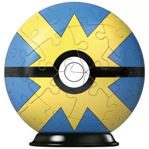 Összeszerelt Ravensburger Pokémon Flottball 3D Puzzle, 54 darabos, Poké Ball mintával - 3D puzzle