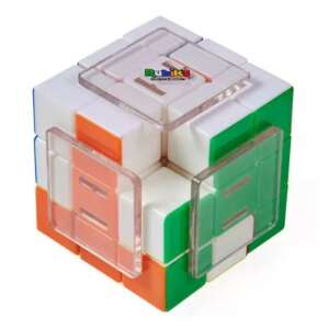 Hra Rubik's Slide, biela kocka s farebnými štvorcami - Rubik's