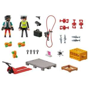 Playmobil Set de joc Control vamal - 49 buc 94153316 - Jocuri creative și de construcție