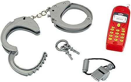 Klein Zestaw 3 akcesoriów policyjnych - Gra edukacyjno-interaktywna dla dzieci