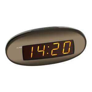 Digital alarm clock with yellow LED display, model 60.2005 - Alarm Clock