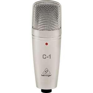 Microfon condensator Behringer C-1, calitate studio, pentru înregistrarea vocalelor și instrumentelor - Microfoane