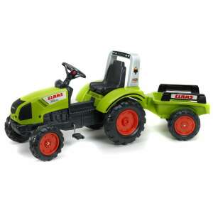 Falk Claas pedálos traktor utánfutóval - Zöld 94156714 Falk Pedálos járművek