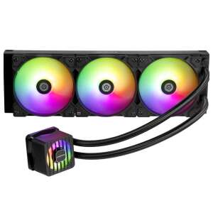 Cooler, Enermax, Liqmaxflo, 360 ARGB, 500-1800rpm, 400W, LGA1700/AMD AM5, Negru (ELC-LMF360T-ARGB) 94157653 - Ventilator de PC