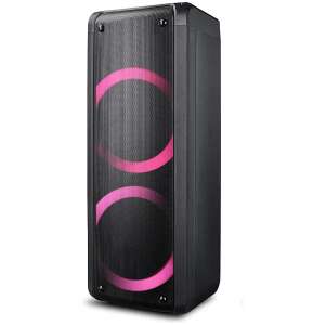 Reflexion PS09BT hordozható Bluetooth hangszóró LED világítással, fekete - Audio