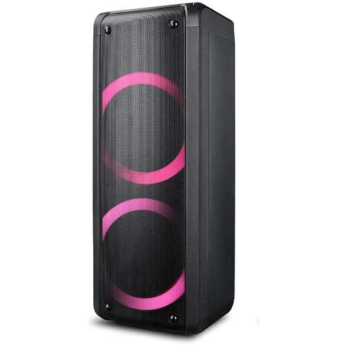 Reflexion PS09BT hordozható Bluetooth hangszóró LED világítással, fekete