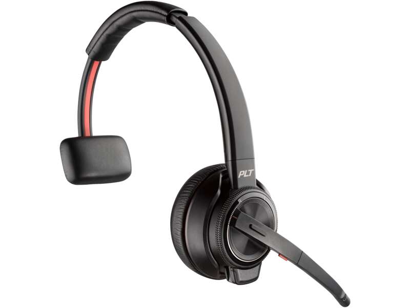 Hp poly savi 8210 uc dect wireless mono headset - fekete