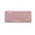 Logitech Pebble Keys 2 K380S Drahtlose Tastatur, Rose, US-Layout