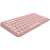 Logitech Pebble Keys 2 K380S Drahtlose Tastatur, Rose, Seitenansicht