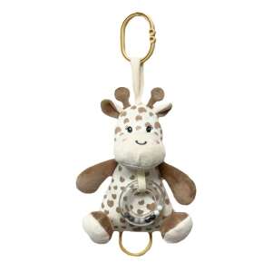 Zenélő zsiráf plüss játék babáknak, rázóval és akasztóval - Tulilo