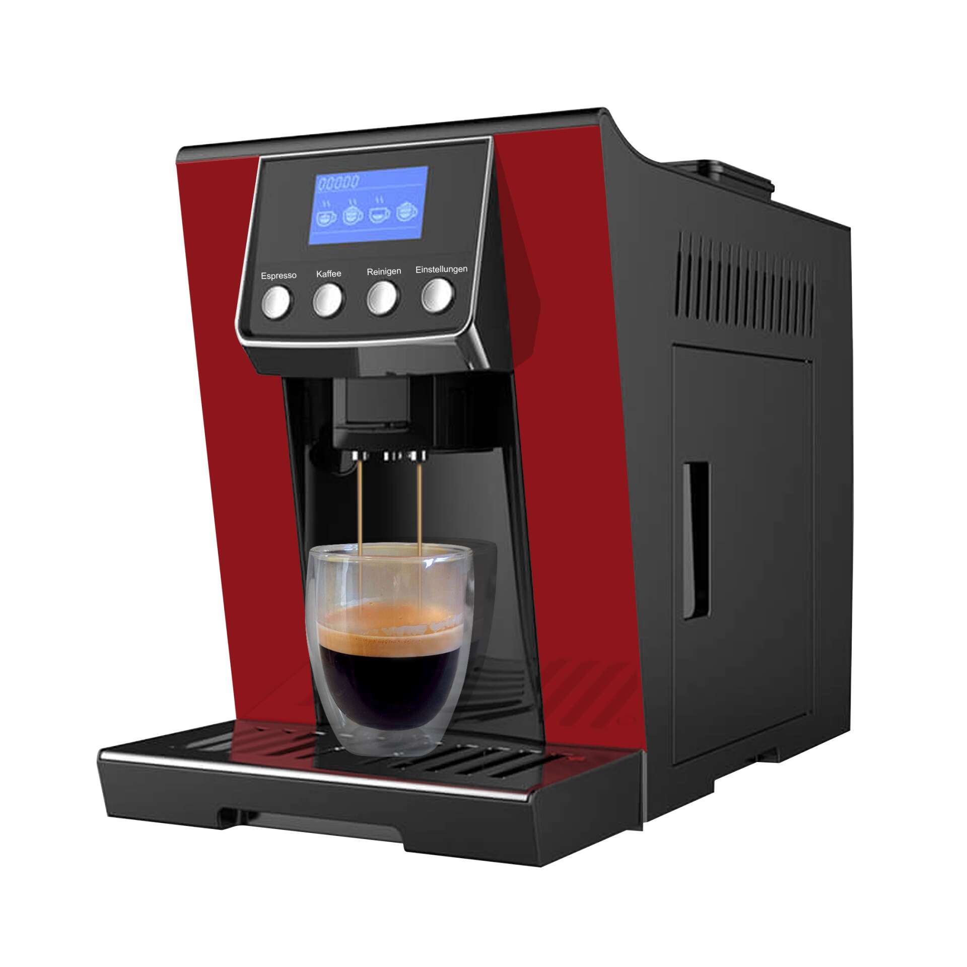 Egyéb acopino latina automata kávéfőző - piros