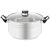 Floria Edelstahl Kochtopf mit Glasdeckel
